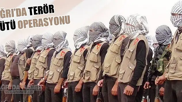 Ağrı'da terör örgütü operasyonunda 16 kişi gözaltına alındı