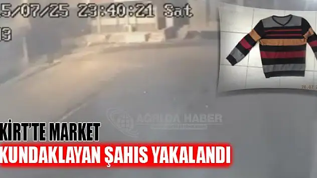 Eleşkirt'te Market Kundaklayan Şahıs Yakalandı