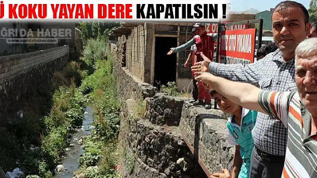 Kötü Koku Yayan Dere Kapatılsın