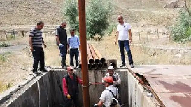 Yüksekova'da arızalanan sondaj onarıldı