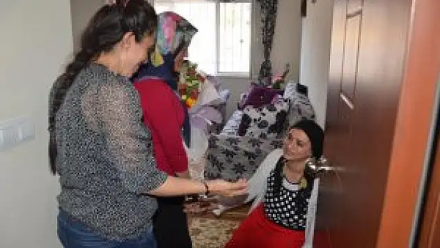 Ercişli engelli kadınlar ziyaret edildi