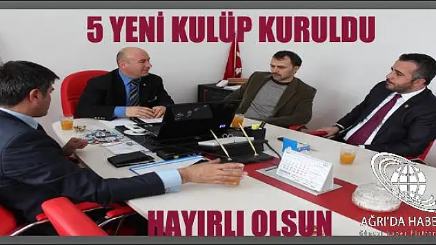 Ağrıda Yeni Kurulan 5 Spor Kulübünün Tanıtımı Yapıldı