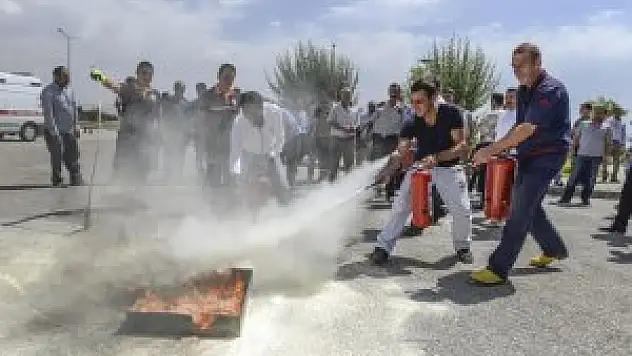 Van'da deprem tatbikatı
