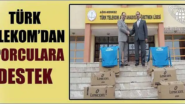 Türk Telekomdan Ağrı Diyadin Türk Telekom İlköğretim Okulu ve Ağrı Türk Telekom Anadolu Öğretmen Lisesi öğrencilerine destek