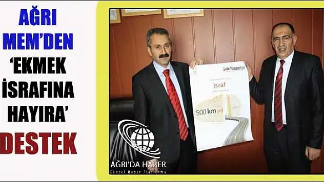MİLLİ EĞİTİM MÜDÜRLÜĞÜNDEN EKMEK ISRAFINA HAYIRA DESTEK