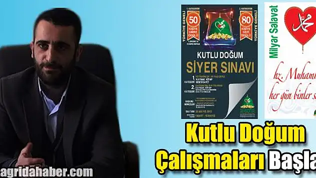 Kutlu Doğum Çalışmaları Başladı