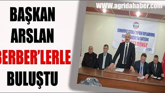 Başkan Arslan Terziler ve Berberlerle Toplantı Yaptı