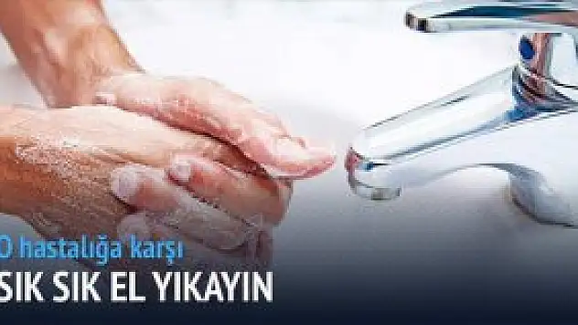 Gribe karşı bol bol el yıkayın