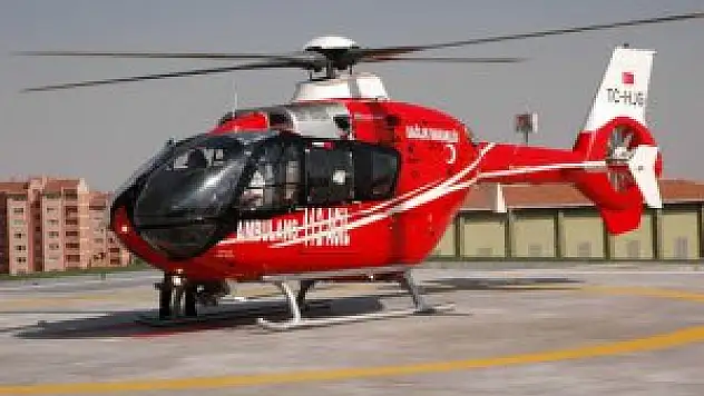 Ambulans helikopter bin 585 kez hasta için havalandı