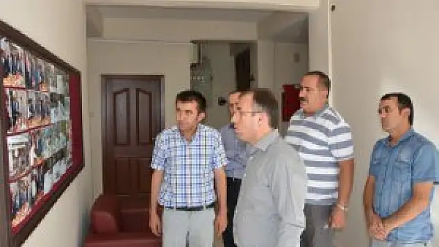 Çatak Kaymakamı Akgül, kurumları ziyaret etti