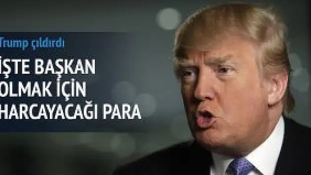 'Başkan olmak için 1 milyar $ harcarım'