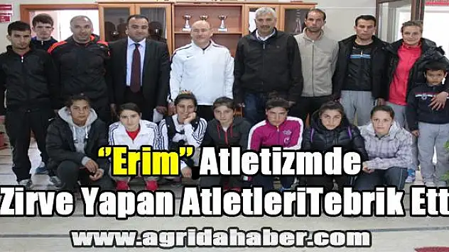 GSİM Erim, Atletizmde Zirve Yapan Atletleri Tebrik Etti