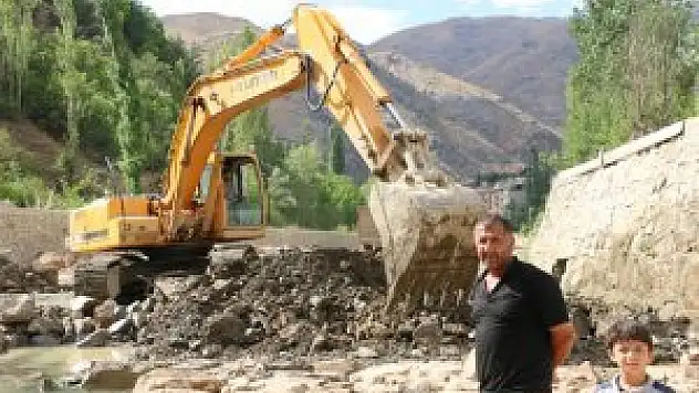 İspir Şehir Deresi ıslah çalışması