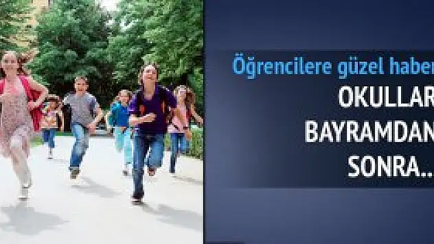 Öğrencilere büyük müjde