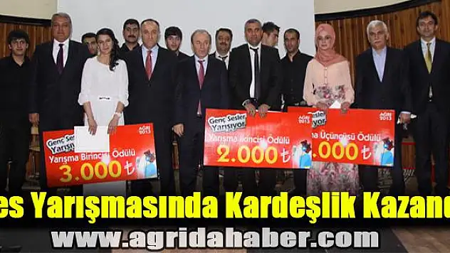 Ses Yarışmasında Kardeşlik Kazandı
