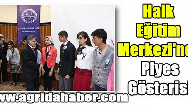 Halk Eğitim Merkezinde Piyes Gösterimi