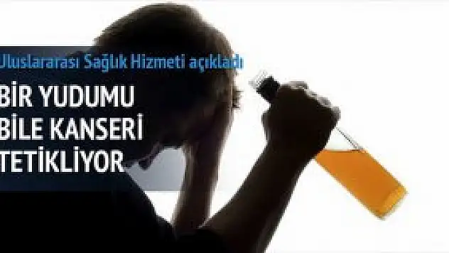 Alkolün bir kadehi bile kanser riskini artırıyor