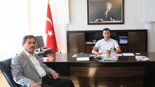 Eser'den Kaymakam Türk'e ziyaret