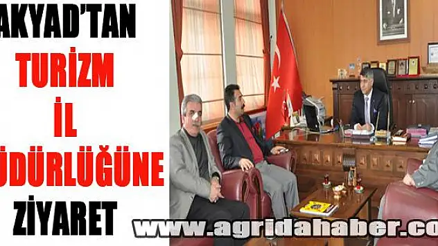 AĞRI KÜLTÜR DERNEĞİNDEN  İL KÜLTÜR VE TÜRİZİM MÜDÜRLÜĞÜNE ZİYARET