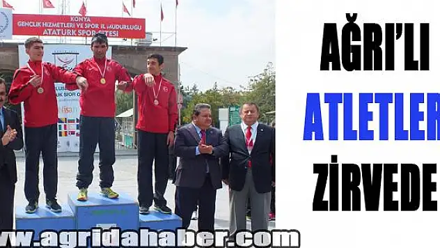 Ağrılı Atletler Yine Zirvede Yer Aldı