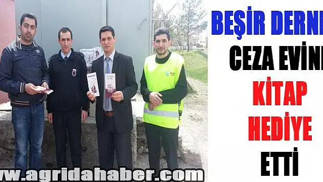 Beşir Derneği Temsilcilerinden Cezaevine Kitap Dağıtımı
