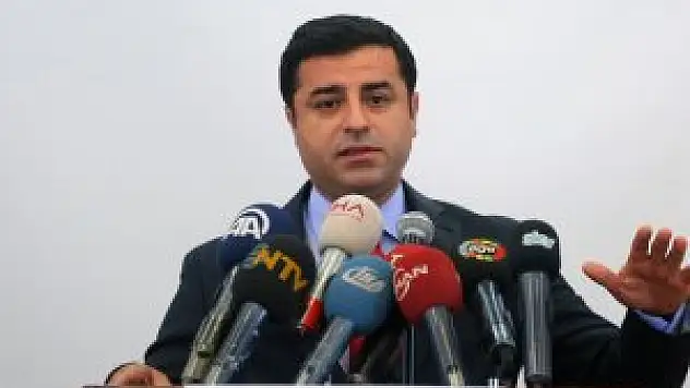 Demirtaş PKK Amasız Silahlı Eylemi Durdurmalı !