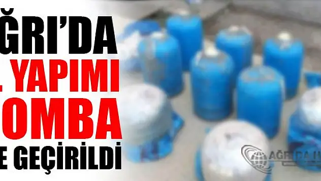 Ağrı'da el yapımı patlayıcı ele geçirildi