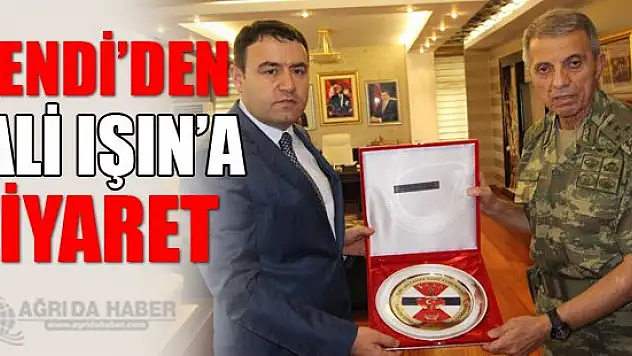 Jandarma Genel Komutanı Mendi, Vali Işın'ı ziyaret etti