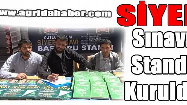 Peygamber Sevdalıları Siyer Sınavı için stand açtı