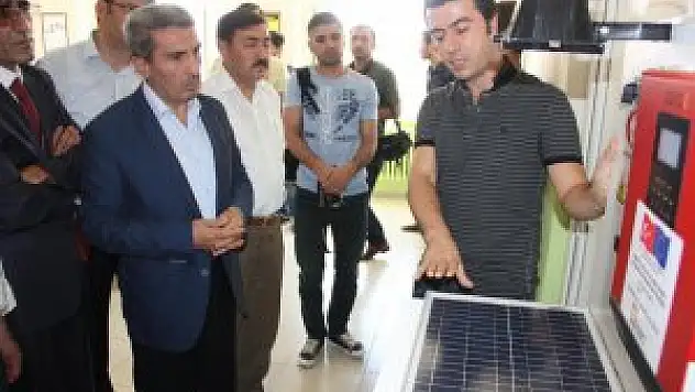 Bingöl'de solar enerji atölyesi açılşı