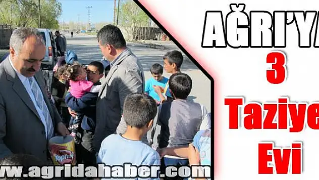 Ağrı Belediyesi 3 Adet Taziye Evi Yapımına Başladı