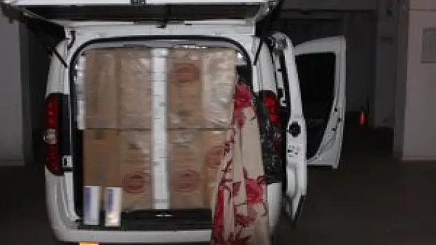 Erzincan'da 16 bin paket kaçak sigara ele geçirildi