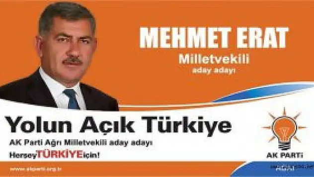 AK PARTİDE MEHMET ERAT BAŞVURUSUNU YAPTI