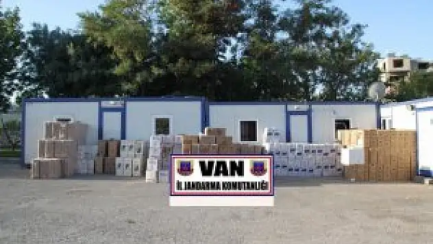 Van Gürpınar ilçesinde kaçak sigara operasyonu