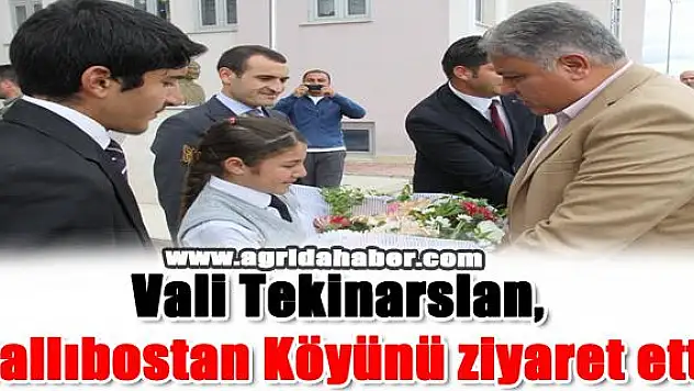 Vali Tekinarslan, Ballıbostan Köyünü ziyaret etti