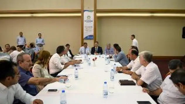 Malatya'da belediyeler arasında koordinasyon toplantısı