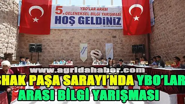 İSHAK PAŞA SARAYINDA YBOLAR ARASI BİLGİ YARIŞMASI