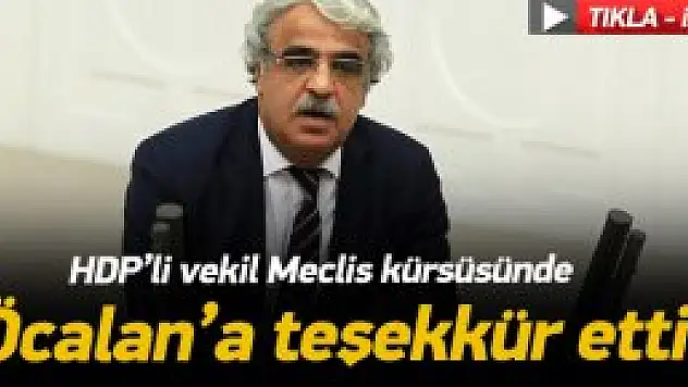 TBMM'de Öcalan'a Teşekkür