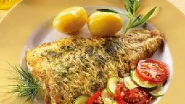 Bademli ve Mısır Unlu Mezgit Filetosu