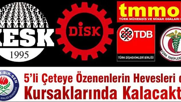5 Lİ ÇETEYE ÖZENENLERİN HEVESLERİ DE KURSAKLARINDA KALACAKTIR