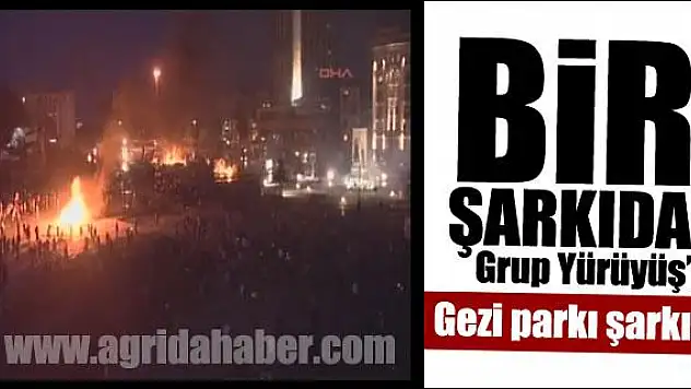 BİR ŞARKIDA GRUP YÜRÜYÜŞ TEN