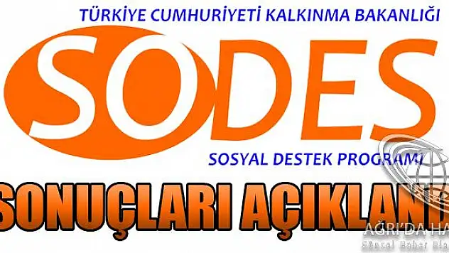 2013 YILI SODES SONUÇLARI AÇIKLANDI