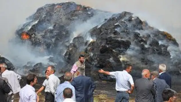 Yüksekova'da sıcak hava nedeniyle yangın