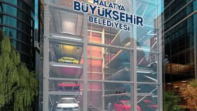 Malatya'ya asansörlü otopark