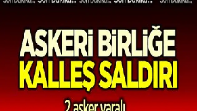 Silopi'de Hain saldırı: 2 Asker Yaralı