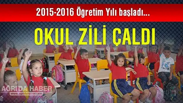Ağrı'da 2015-2016 Eğitim Öğretimi Yılı Başladı
