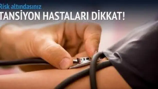 Tansiyon diyabet hastalığına yol açıyor