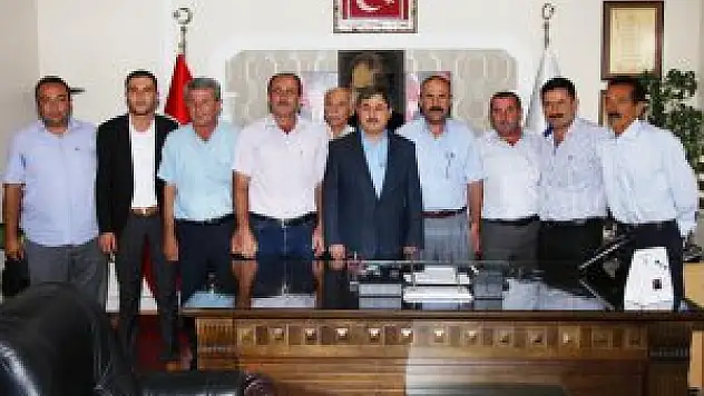 mahalle muhtarlarıyla toplantıda buluştu