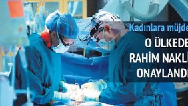 İngiltere'de ilk rahim nakli