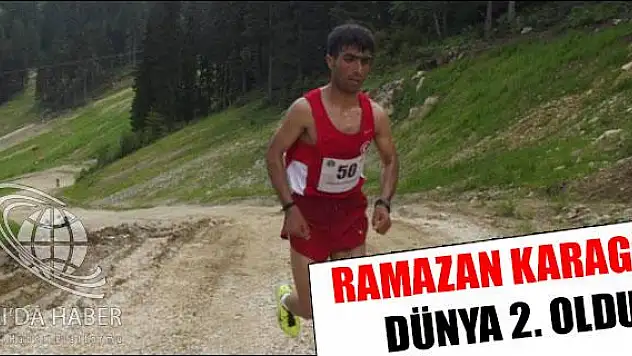 RAMAZAN KARAGÖZ DÜNYA 2. OLDU